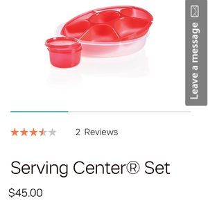 Serving Center Set Black